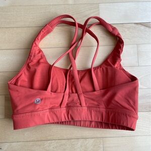 Lululemon - Energy Bra medium support B-D cup - size 4 (Xs) in Brick
